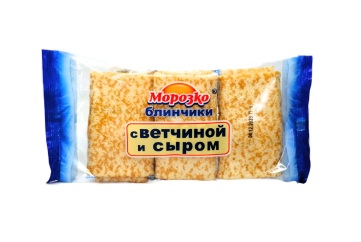 Морозко блины 210г Россия (с ветчиной и сыром)
