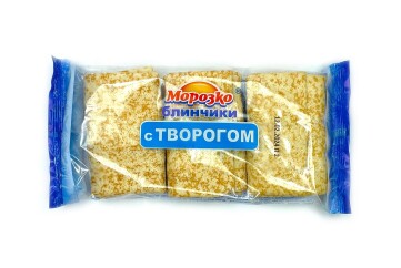 Морозко блины 210г Россия (с творогом)