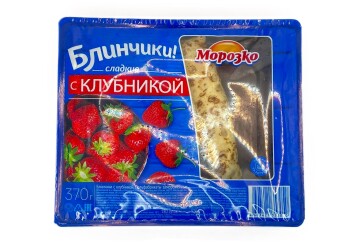 Морозко блины с клубникой(трубочки) 370г Россия