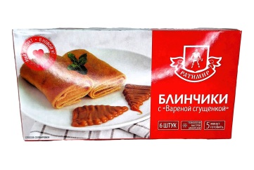 Ратимир Блинчики 420г Россия (с вареным сгущенным молоком)
