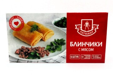 Ратимир Блинчики 420г Россия (с мясом)