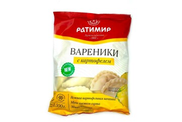 Ратимир Вареники 500г Россия (с картофелем)