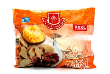 Ратимир Вареники 500г Россия (с картофелем и мясом)