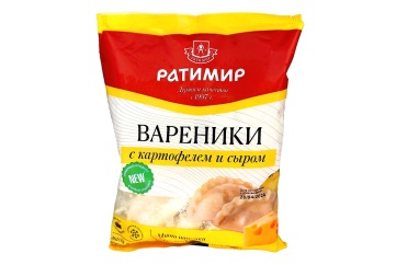 Ратимир Вареники 500г Россия (с картофелем и сыром)