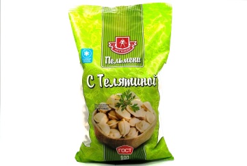 Ратимир Пельмени с телятиной категория В 900г Россия