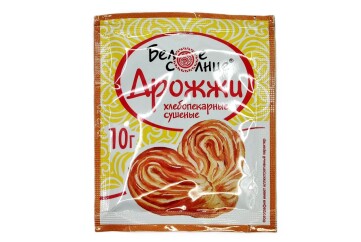 Белое солнце Дрожжи 10г Россия