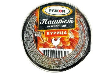Рузком Паштет курица 100г Россия