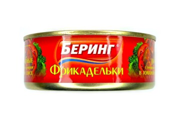 Беринг Фрикадельки рыбные в томатном соусе 240г ж/б Россия