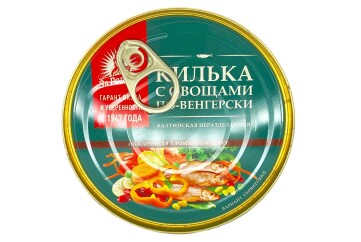 За родину Килька обжаренная в т/с по-Венгерски  240г с/б Россия