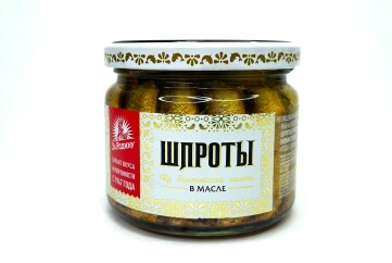 За родину Шпроты в масле 270г с/б Россия