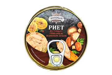 Штурвал Риет из тунца с лососем 115гр ж/б ключ Россия