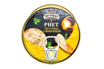 Штурвал Риет из тунца сливочный 115гр ж/б ключ Россия