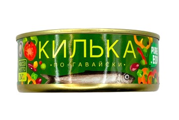 Тейсти Тинс Килька в т/с по-гавайски 240г ж/б Россия