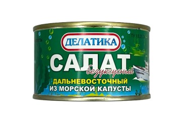 Делатика Салат из м/к ДВ безуксусный 220г ж/б ключ Россия