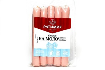 Ратимир Сосиски На молочке 250г Россия
