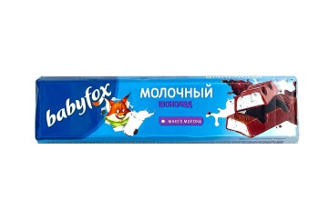 БебиФокс Шоколад молочный с ореховой начинкой/дробленый фундук 45г Россия