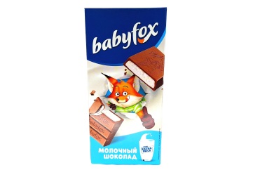 БебиФокс Шоколад молочный арахис и соленая карамель  90г Россия