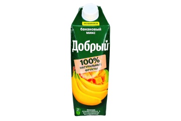 Добрый Нектар 1л Россия. (банановый микс)