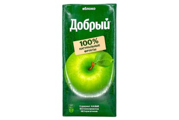 Добрый Нектар 2л Россия. (фермерские яблоки)