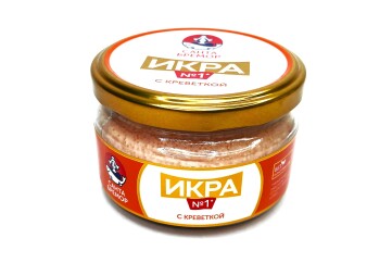 Санта Бремор Икра деликатесная с/б180г Россия (с креветкой)