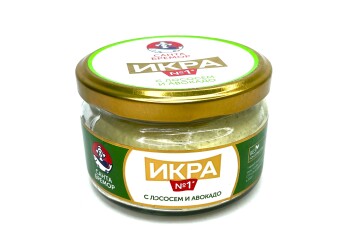 Санта Бремор Икра деликатесная с/б180г Россия (с лососем и авокадо)