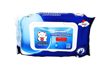Инширо влажная туалетная бумага 70л Китай