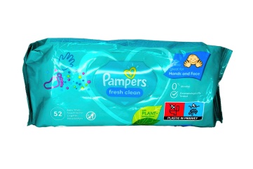 Памперс фреш клин  Влажные салфетки детские 52шт Германия