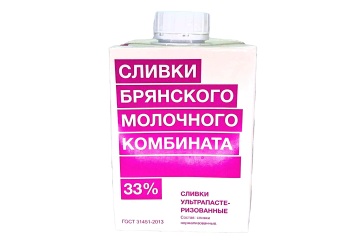 БМК Сливки 33% 500г Россия