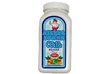 Азбука Кухни соль мелкая экстра  1кг п/б Россия