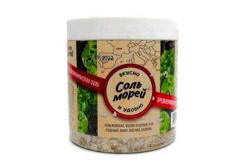Соль морей Соль Средиземноморская 500г п/б Россия