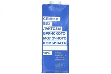 БМК Сливки без Лактозы 10% 1000г Россия
