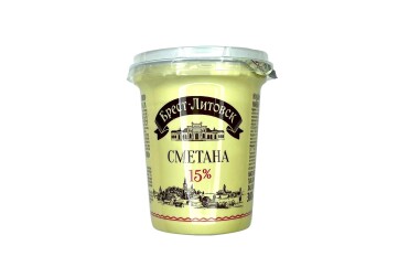 Брест-Литовск Сметана 15% 300г Беларусь