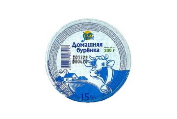 Домашняя буренка Продукт сметаносодержащий 15% 200г Россия