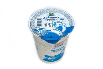 Домашняя буренка Продукт сметаносодержащий 400г Россия (15% )