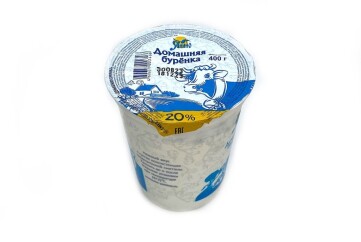 Домашняя буренка Продукт сметаносодержащий 400г Россия (20% )