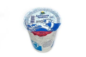 Домашняя буренка Продукт сметаносодержащий 400г Россия (30%)