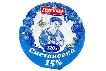 Сметановна Продукт сметанный 15% 320гр пл/ст Россия