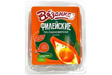 Вязанка Сосиски Филейские по-ганноверски 420гр Россия