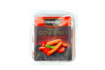Стародворье сосиски Сочинки с сочной грудинкой 400г Россия