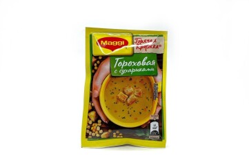 Магги Горячая кружка гороховая с сухариками 19 г Россия