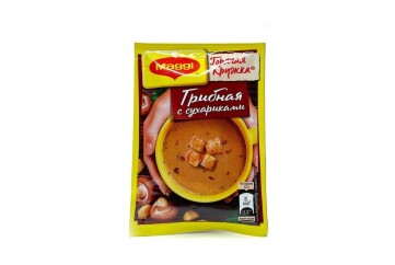 Магги Горячая кружка грибная с сухариками 20 г Россия