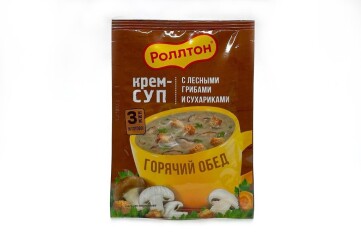 Роллтон Крем-суп с лесными грибами и сухариками 21г Россия