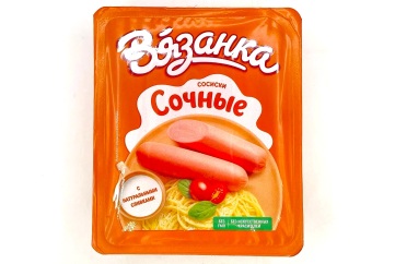 Вязанка Сосиски Сочные  300г Россия