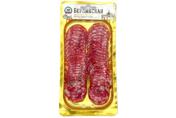 ВИК Колбаса Берлинская с/к нарезка 100г Россия