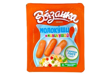 Вязанка Сосиски молочные Молокуши Миникушай 330г Россия