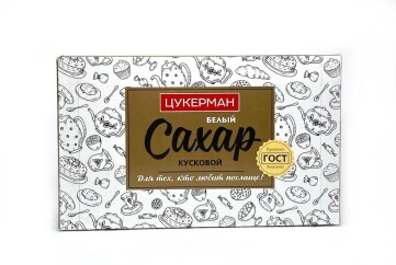Цукерман Сахар кусковой 1кг к/к Россия