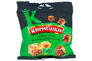 Кириешки Сухарики 40г Россия (холодец с хреном)