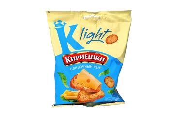 Кириешки Сухарики Лайт 80г Россия (сливочный сыр)