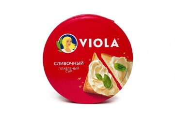 Виола Сыр плавленый сливочный 130г Россия