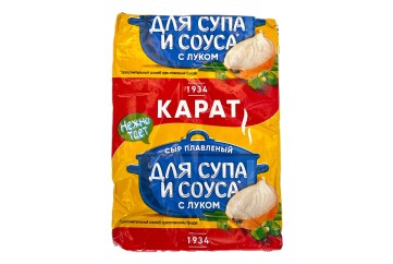 Карат Сыр плавленый с луком для супа 45% 90г Россия